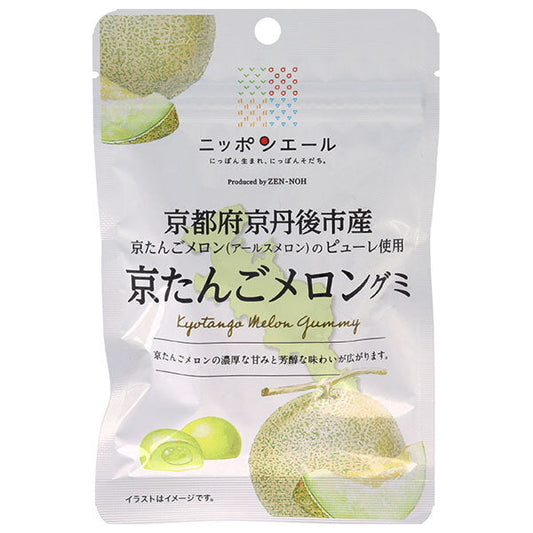 JA全農 ニッポンエール 京都府産京たんごメロン グミ 40g×10袋入【日本出荷】