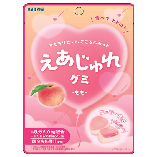 カネカ食品 えあじゅれグミ もも 40g×10袋入【日本出荷】