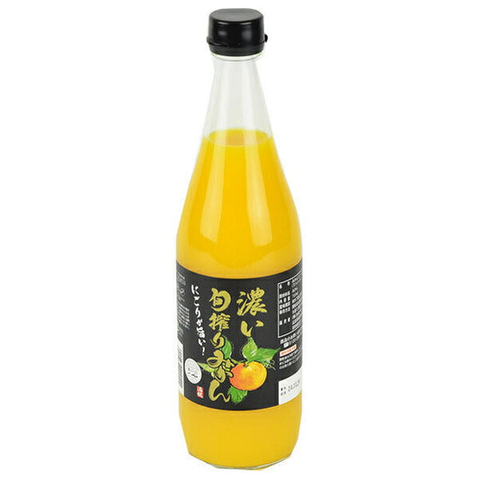 Marumatsu dark seasonal squeezed mandarin juice 700ml bottle x 6 bottles [shipped in Japan]