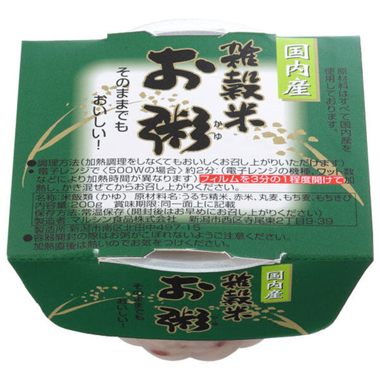 マルシン食品 雑穀米 お粥 200g×24個入【日本出荷】
