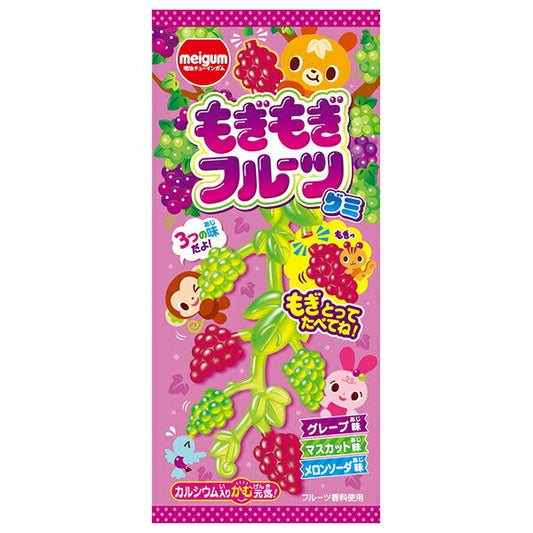 明治チューインガム もぎもぎ フルーツグミ 21g×12袋入【日本出荷】