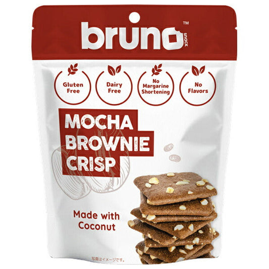 Bruno Snack Crispy Mocha Brownie 60g x 12 pieces [Shipped in Japan]