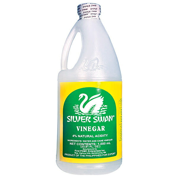 Imai Silver Swan White Vinegar, 1 L PET Bottles x 12 [Ships from Japan]