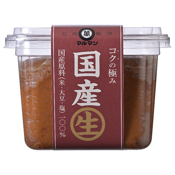 Maruman Japanese Domestic Raw Koku no Kiwami Miso 500g x 6 [Ships from Japan]