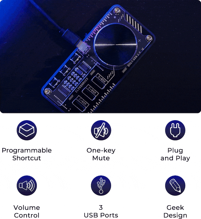 EleksMaker GeekHUB — The EDC Essential USB Hub
