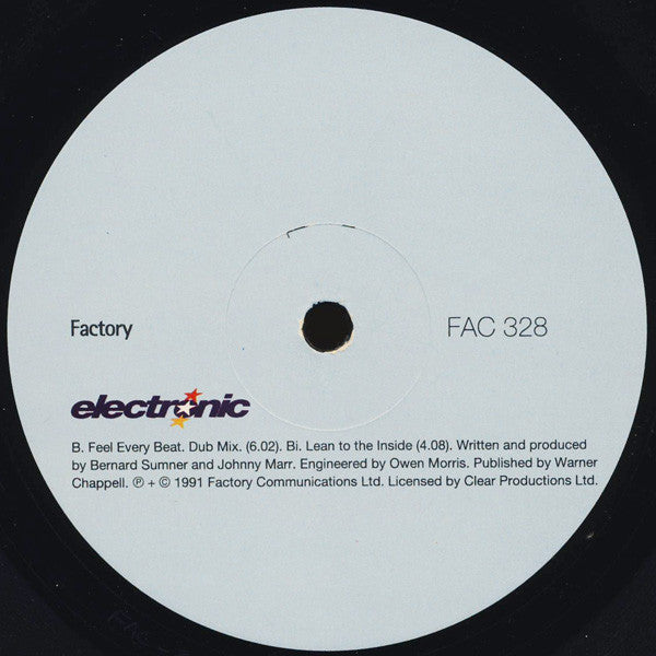 Electronic - Feel Every Beat (Vinyl, 12", 45 RPM, Single) Good Plus (G+) / Good Plus (G+)