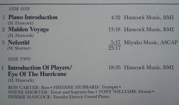 Herbie Hancock - V.S.O.P. (2xVinyl, LP, Album, Stereo) Very Good (VG) / Very Good Plus (VG+)
