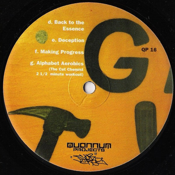 Blackalicious - A2G EP (Vinyl, 12", EP, Reissue) Very Good Plus (VG+) / Very Good (VG)