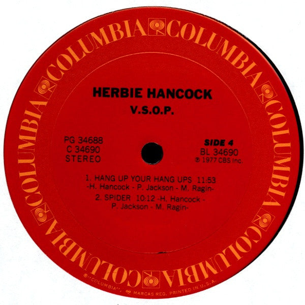 Herbie Hancock - V.S.O.P. (2xVinyl, LP, Album, Stereo) Very Good (VG) / Very Good Plus (VG+)