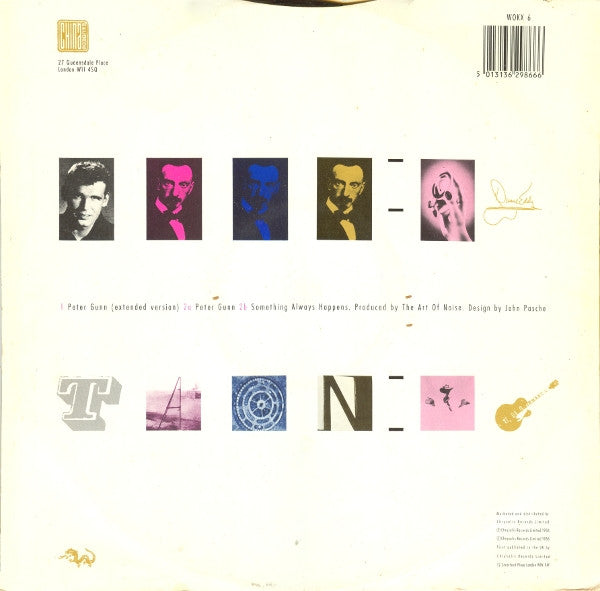 The Art Of Noise - Peter Gunn (Extended Version) (Vinyl, 12", 45 RPM, Single) Very Good Plus (VG+) / Very Good (VG)