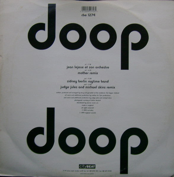 Doop - Doop (Vinyl, 12", 33 ⅓ RPM) Very Good (VG) / Very Good (VG)