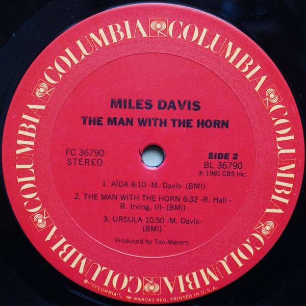 Miles Davis - The Man With The Horn (Vinyl, LP, Album) Good Plus (G+) / Very Good Plus (VG+)