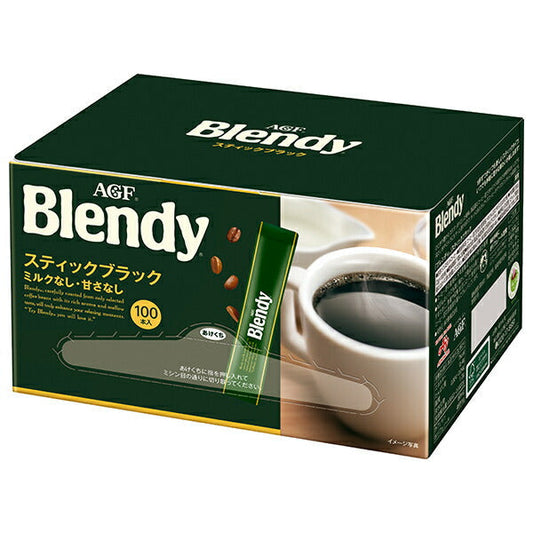 AGF Blendy Stick Black (2g x 100 pieces) x 6 boxes [shipped in Japan]