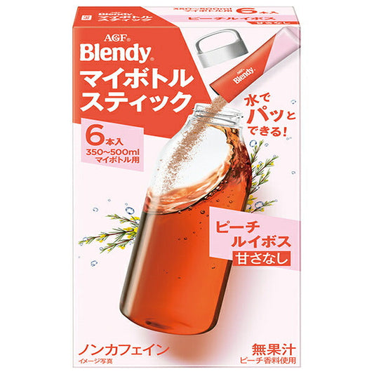 AGF Blendy My Bottle Stick Peach Ibos Tea (3.5g x 6 bottles) x 24 boxes [Shipped in Japan]
