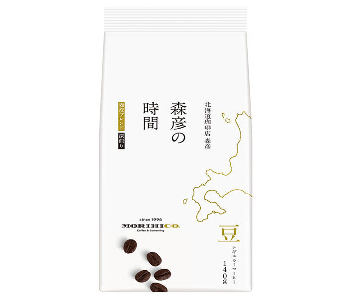 AGF Morihiko Time Beans, Morihiko Blend, 140g Bag x 12 Bags [Ships from Japan] 