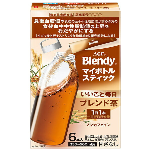 AGF Blendy My Bottle Stick Iikoto Mainichi Blend Tea (6.3g x 6 bottles) x 24 boxes [Shipped in Japan]