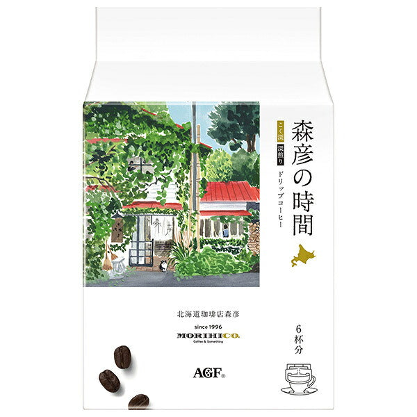 AGF MORIHICO. TIME Deep & Rich Drip Coffee (10g x 6 Bags) x 12 Packs [Ships from Japan]