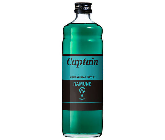 Nakamura Shoten Captain Ramune 600ml Bottle x 12 [Ships from Japan] 