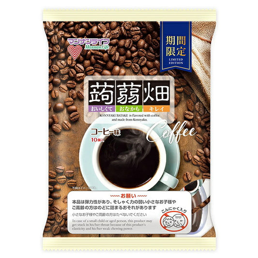 マンナンライフ 蒟蒻畑 コーヒー味 (25g×10個)×12袋入【日本出荷】