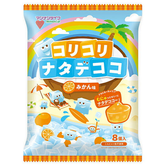 マンナンライフ コリコリナタデココ みかん味 (24g×8個)×12袋入【日本出荷】