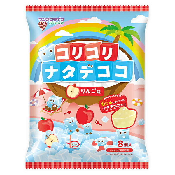 マンナンライフ コリコリナタデココ りんご味 (24g×8個)×12袋入【日本出荷】