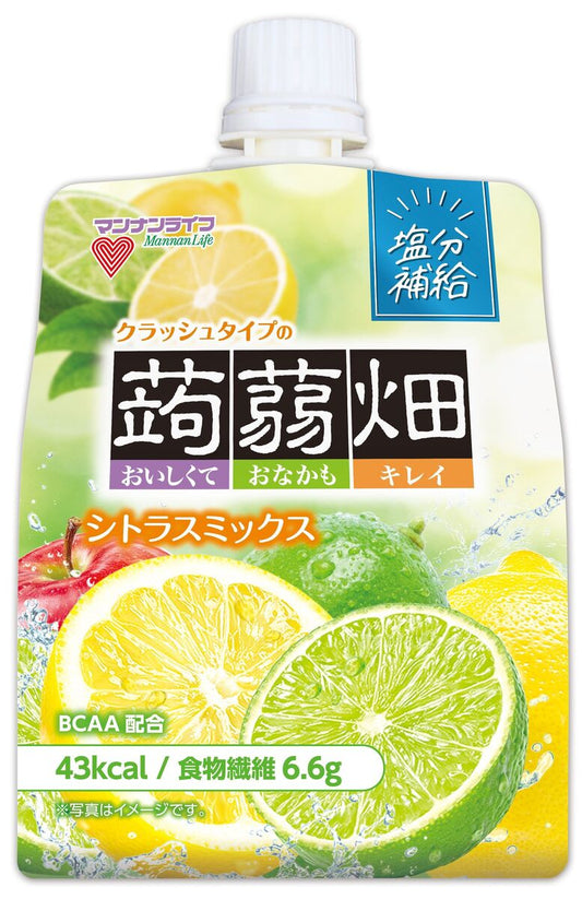 Mannan Life Crush Type Konnyaku Hatake Citrus Mix 150g pouch x 30 pieces [Shipped in Japan]