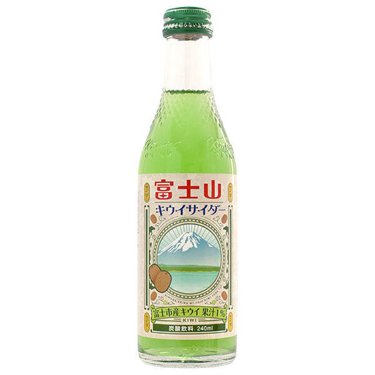Kimura Beverages Mt. Fuji Kiwi Cider, 240ml Bottles x 20 [Ships from Japan] 