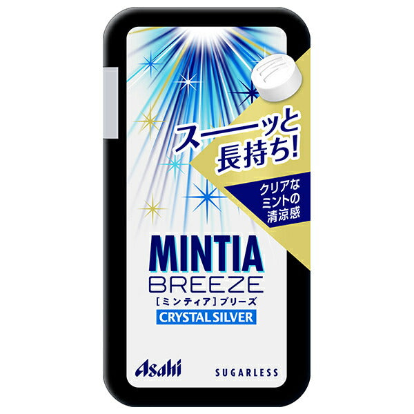 Asahi Group Foods Mintia Breeze Crystal Silver 30 pieces x 8 pieces [Shipped in Japan]