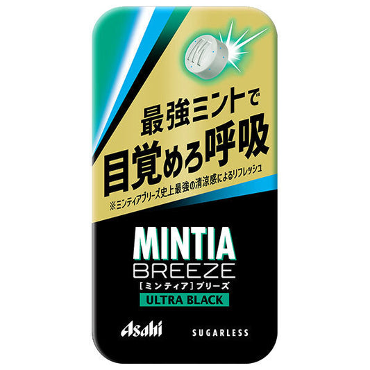 Asahi Group Foods Mintia Breeze Ultra Black 30 tablets x 8 pieces [shipped in Japan]