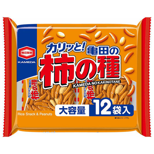 亀田製菓 亀田の柿の種 12袋詰 360g×12袋入【日本出荷】