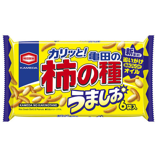 Kameda Seika Kameda's Kakinotane Umashio (Shrimp-Eddy Water), 150g bag x 12 bags [Ships from Japan] 
