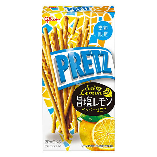 Ezaki Glico PRETZ Umami Salt Lemon 47g x 10 pieces [Shipped in Japan]