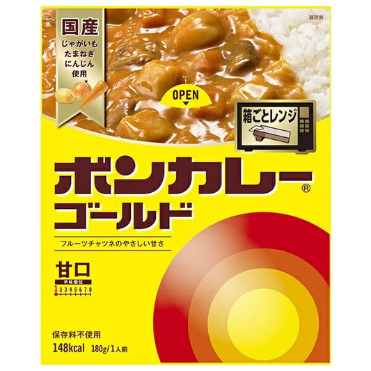 Otsuka Foods Bon Curry Gold, Mild, 180g x 30 packs [Ships from Japan] 