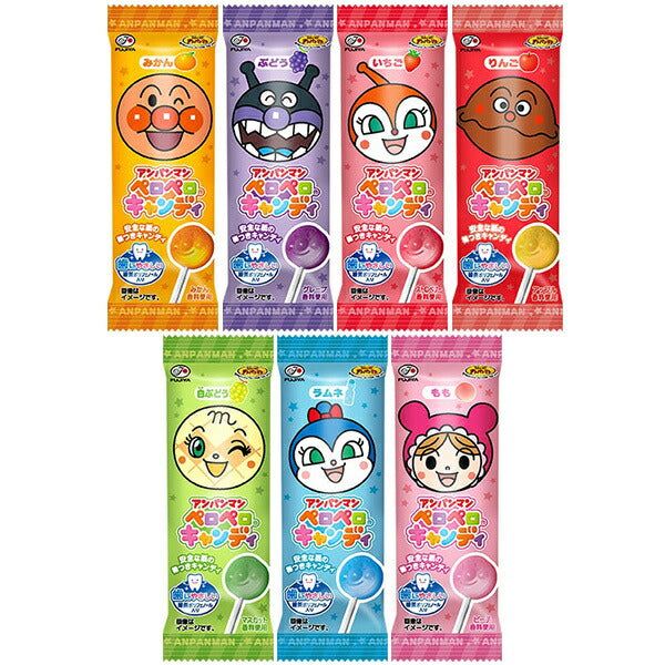Fujiya Anpanman Lollipops (25 packs per pack) [Ships from Japan]