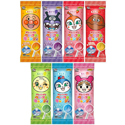 不二家 アンパンマンペロペロキャンディ 1本×25袋入【日本出荷】