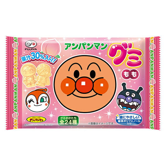 不二家 アンパンマングミ もも 6粒×20個入【日本出荷】
