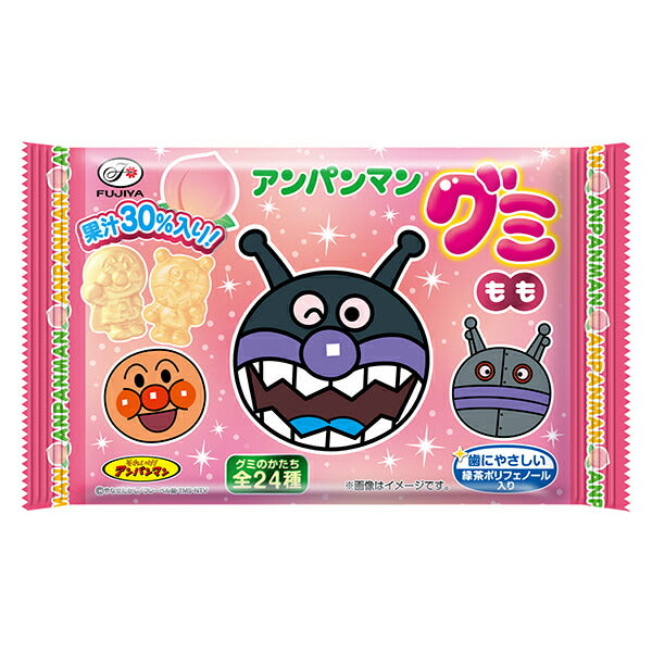 不二家 アンパンマングミ もも 6粒×20個入【日本出荷】