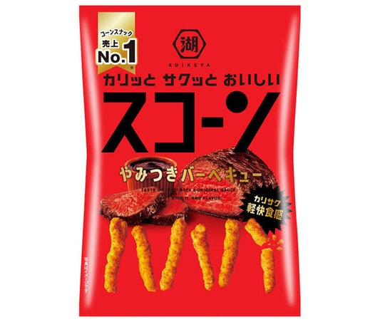 Koikeya scone addictive barbecue 73g x 12 bags [shipped in Japan]