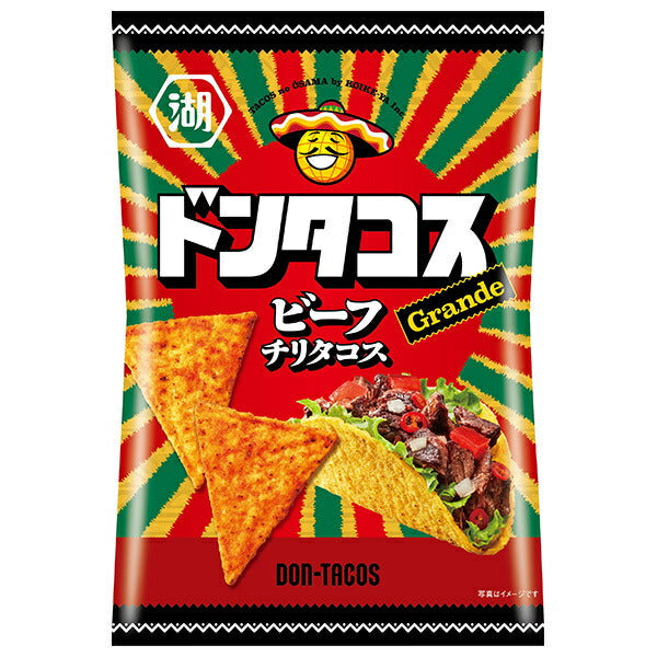 Koikeya Don Tacos Beef Chili Taco Flavor 57g x 12 Bags [Ships from Japan]