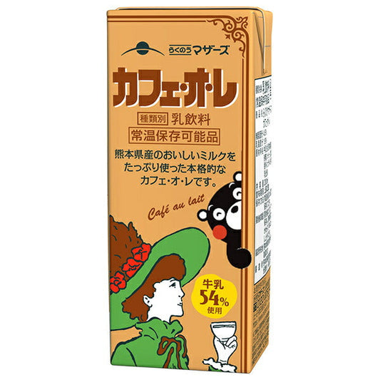 Rakuno Mothers Cafe Au Lait 200ml paper pack x 24 pieces [shipped in Japan]