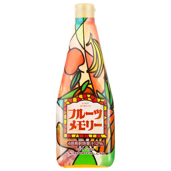 GS Food GS Fruit Memory 500g x 12 bottles [Ships from Japan] 