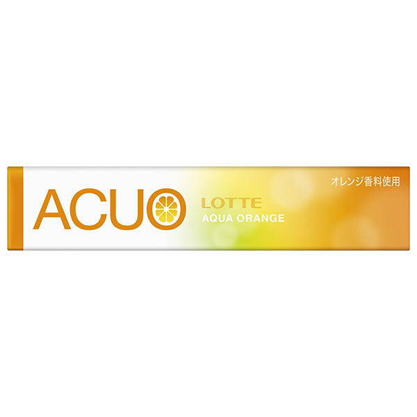 Lotte ACUO Aqua Orange 14 pieces x 20 pieces [Shipped in Japan]