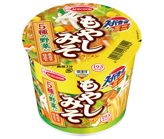 エースコック スーパーカップミニ もやしみそラーメン 51g×12個入【日本出荷】