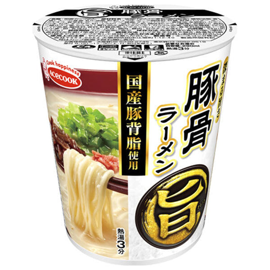 Ace Cook Maru Uma Tonkotsu Ramen 58g x 12 pieces [Shipped in Japan]