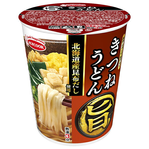エースコック まる旨 きつねうどん 59g×12個入【日本出荷】