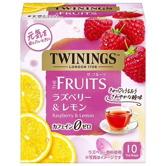片岡物産 トワイニング THE FRUITS(ザ フルーツ)ラズベリー&レモン 10袋×24個入【日本出荷】