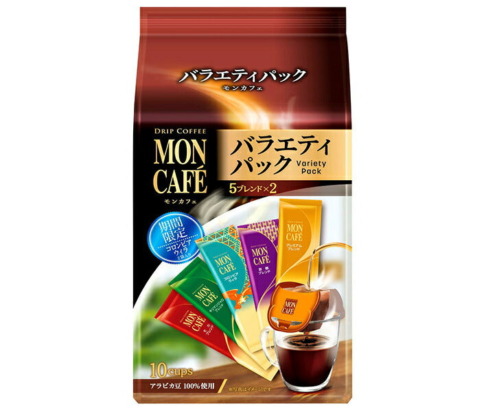Kataoka Bussan Mon Cafe Variety Pack (10 packs x 30 packs) [Ships from Japan] 