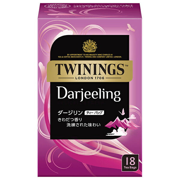 Kataoka Bussan Twinings Darjeeling 37.8 g (18 Tea Bags) x 4 Boxes [Ships from Japan]