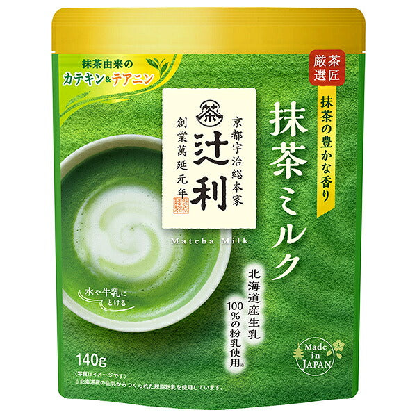 Kataoka Bussan Tsujiri Matcha Milk 140g x 12 Bags [Ships from Japan]