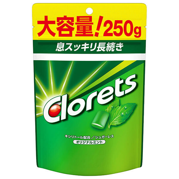 Mondelez Japan Clorets XP Original Mint Stand-Up Pouch, 250g x 6 [Ships from Japan]